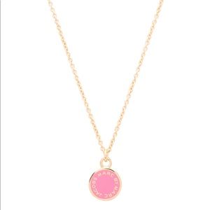Marc Jacobs Enamel Disc Pendant in Knock Out Pink